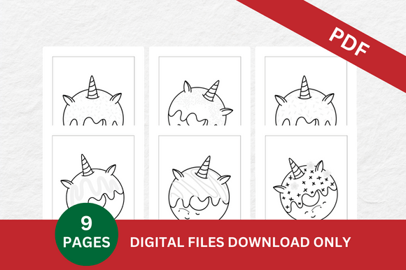 Download Donut Coloring Pages - Premium Resources