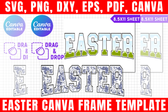 Download Easter Canva Frame Template - Premium Resources