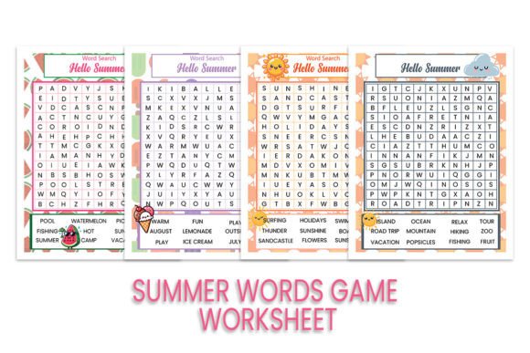 Download Summer Word Search Puzzle - Premium Resources